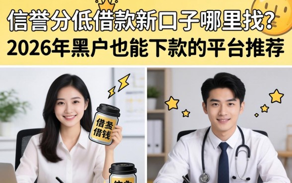 2026年黑户也能下款的平台推荐