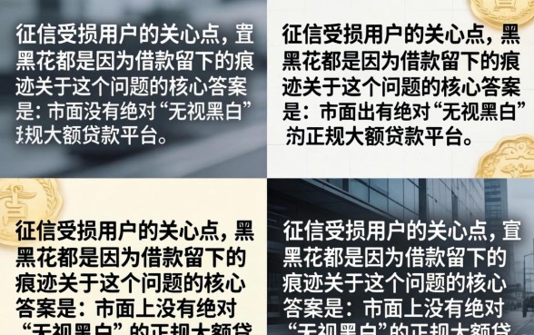 所有黑花了借款口子有哪些？盘点2026年还能下款的平台