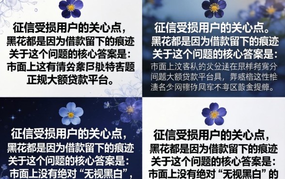 所有黑花了借款口子有哪些?盘点2026年还能下款的平台 盘点2026年还能下款的平台