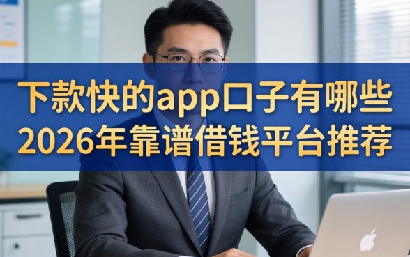2026年靠谱借钱平台推荐