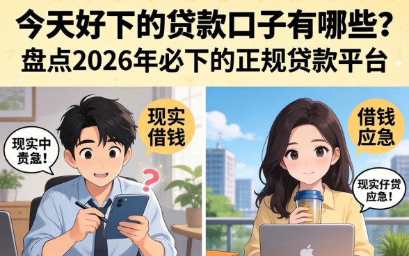 盘点2026年必下的正规贷款平台