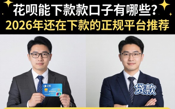 花呗能下款的口子有哪些？2026年还在下款的正规平台推荐