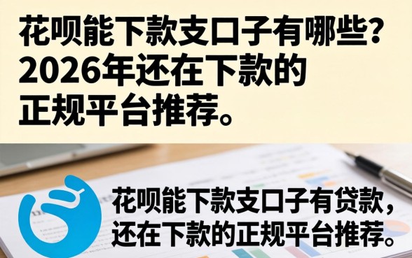 2026年还在下款的正规平台推荐