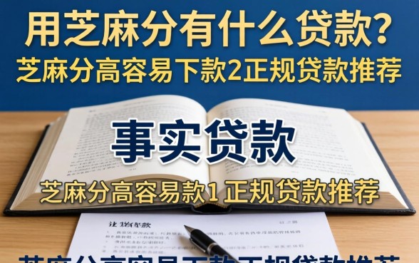 用芝麻分有什么贷款?芝麻分高容易下款的正规贷款推荐 芝麻分高容易下款的正规贷款推荐