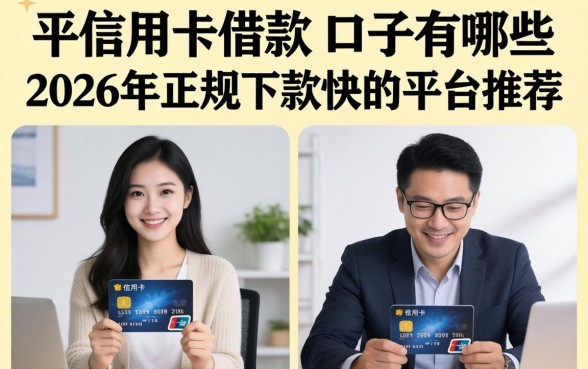 平信用卡借款的口子有哪些,2026年正规下款快的平台推荐 2026年正规下款快的平台推荐