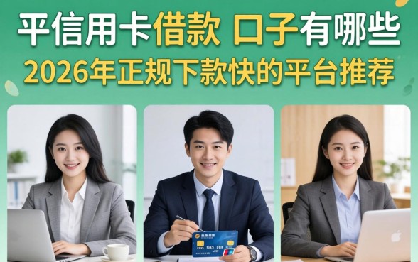 平信用卡借款的口子有哪些,2026年正规下款快的平台推荐 2026年正规下款快的平台推荐