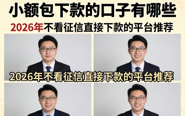 小额包下款的口子有哪些,2026年不看征信直接下款的平台推荐 2026年不看征信直接下款的平台推荐