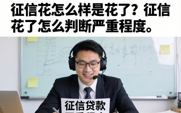 征信花了怎么判断严重程度