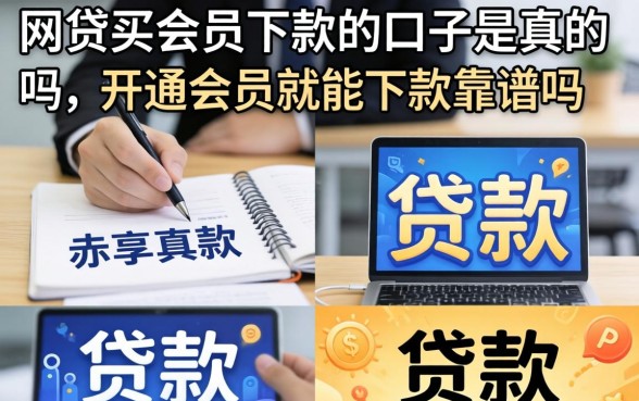 网贷买会员下款的口子是真的吗