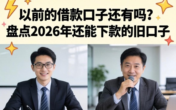 以前的借款口子还有吗?盘点2026年还能下款的旧口子 盘点2026年还能下款的旧口子