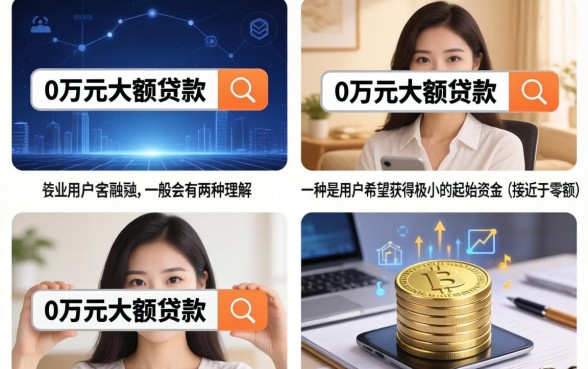 0万元大额贷款怎么申请