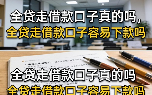 全贷走借款口子容易下款吗