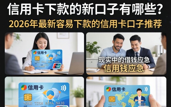 信用卡下款的新口子有哪些?2026年最新容易下款的信用卡口子推荐 2026年最新容易下款的信用卡口子推荐