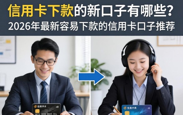 信用卡下款的新口子有哪些？2026年最新容易下款的信用卡口子推荐