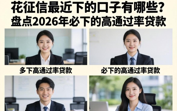 花征信最近下的口子有哪些?盘点2026年必下的高通过率贷款 盘点2026年必下的高通过率贷款