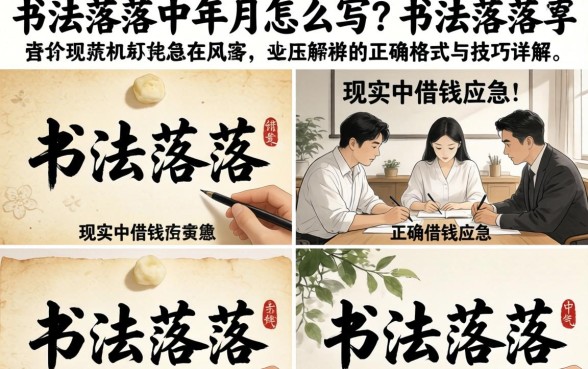 书法落款中年份怎么写？书法落款的正确格式与技巧详解