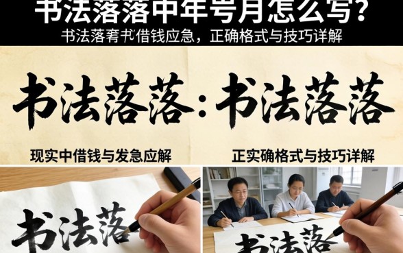 书法落款的正确格式与技巧详解