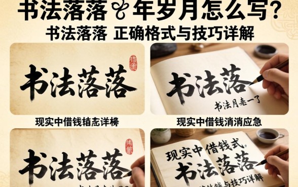 书法落款的正确格式与技巧详解