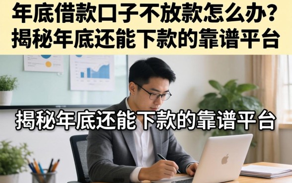 揭秘年底还能下款的靠谱平台