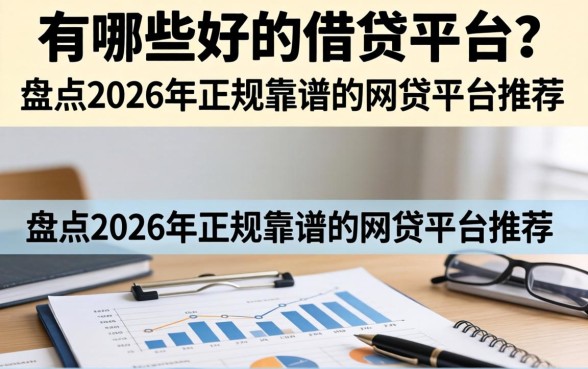 有哪些好的借贷平台？盘点2026年正规靠谱的网贷平台推荐