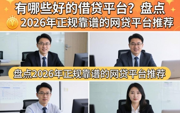 盘点2026年正规靠谱的网贷平台推荐