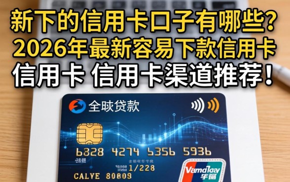 新下的信用卡口子有哪些？2026年最新容易下款的信用卡渠道推荐