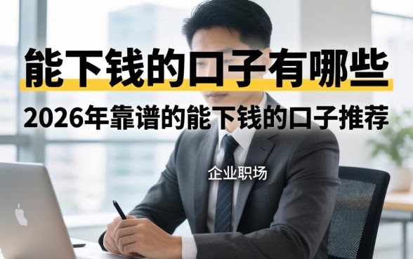 能下钱的口子有哪些，2026年靠谱的能下钱的口子推荐