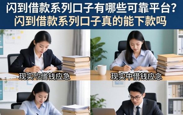 闪到借款系列口子有哪些可靠平台？闪到借款系列口子真的能下款吗？