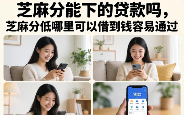 芝麻分能下的贷款吗,芝麻分低哪里可以借到钱容易通过 芝麻分低哪里可以借到钱容易通过