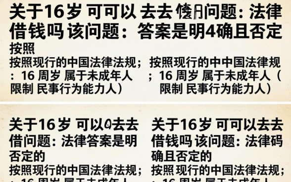 16岁能在哪里借到钱