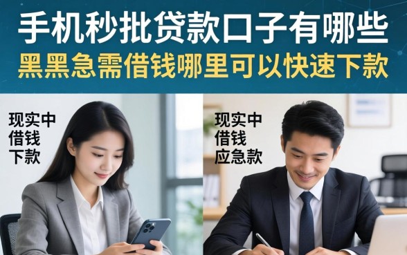 手机秒批的贷款口子有哪些,黑户急需借钱哪里可以快速下款 黑户急需借钱哪里可以快速下款