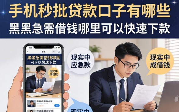 手机秒批的贷款口子有哪些,黑户急需借钱哪里可以快速下款 黑户急需借钱哪里可以快速下款