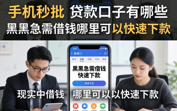 手机秒批的贷款口子有哪些,黑户急需借钱哪里可以快速下款 黑户急需借钱哪里可以快速下款