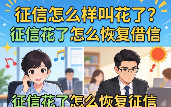 征信花了怎么恢复征信