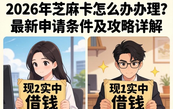 2026年芝麻卡怎么办理？最新申请条件及攻略详解