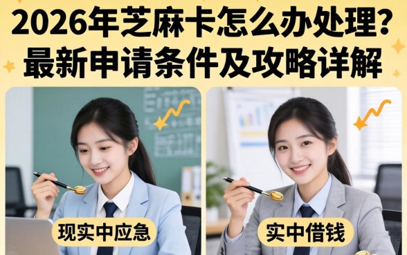 2026年芝麻卡怎么办理?最新申请条件及攻略详解 2026年芝麻卡怎么办理