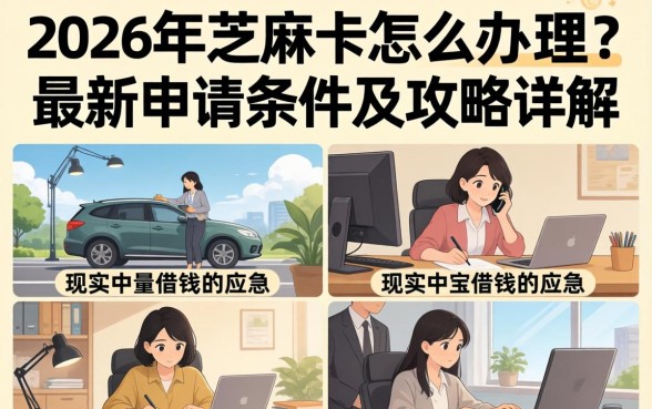 2026年芝麻卡怎么办理?最新申请条件及攻略详解 2026年芝麻卡怎么办理