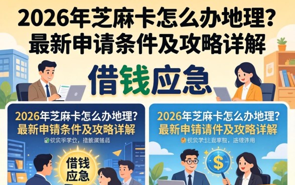 2026年芝麻卡怎么办理?最新申请条件及攻略详解 2026年芝麻卡怎么办理