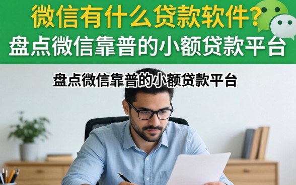 微信有什么贷款软件？盘点微信靠谱的小额贷款平台