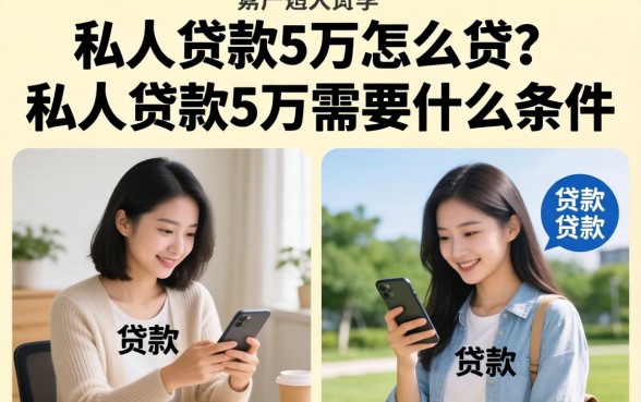 私人贷款5万怎么贷?私人贷款5万需要什么条件 私人贷款5万需要什么条件