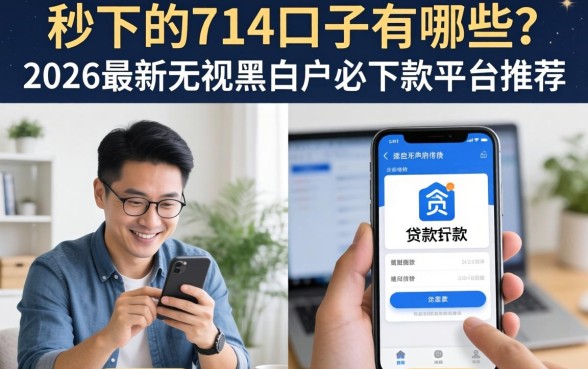 2026最新无视黑白户必下款平台推荐