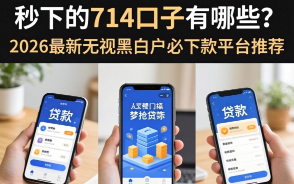 2026最新无视黑白户必下款平台推荐