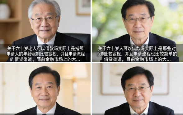 61岁能借款的口子有哪些