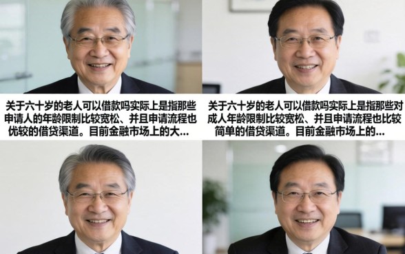 61岁能借款的口子有哪些