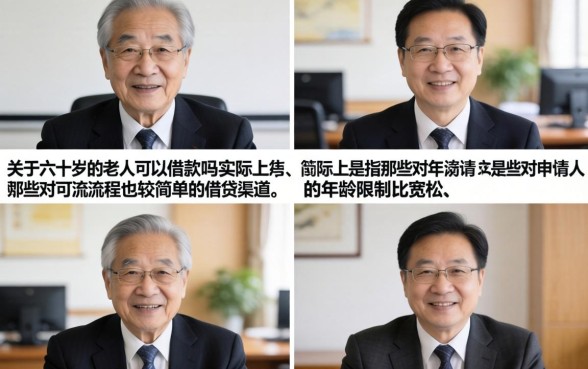 61岁能借款的口子有哪些
