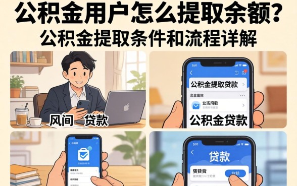 公积金用户怎么提取余额？公积金提取条件和流程详解