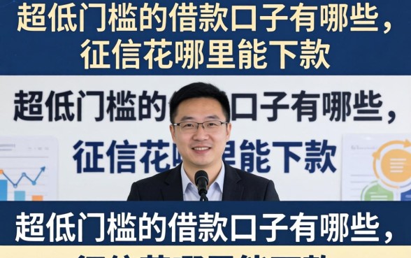 超低门槛的借款口子有哪些,征信花哪里能下款 超低门槛的借款口子有哪些
