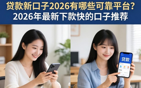 贷款新口子2026有哪些可靠平台