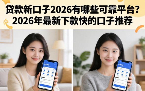 贷款新口子2026有哪些可靠平台