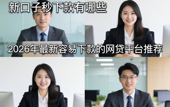新口子秒下款有哪些,2026年最新容易下款的网贷平台推荐 2026年最新容易下款的网贷平台推荐